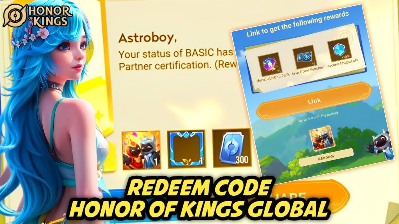 Honor of Kings Redeem code