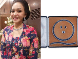 Kilau Blue Sapphire Maia Estianty Saat Siraman Al Ghazali