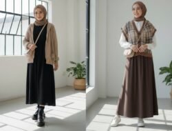 5 Inspirasi Outfit Bukber Serba Coklat yang Anggun dan Hijab Friendly