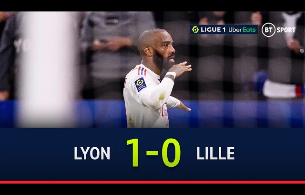 Lyon vs Lille 1-0