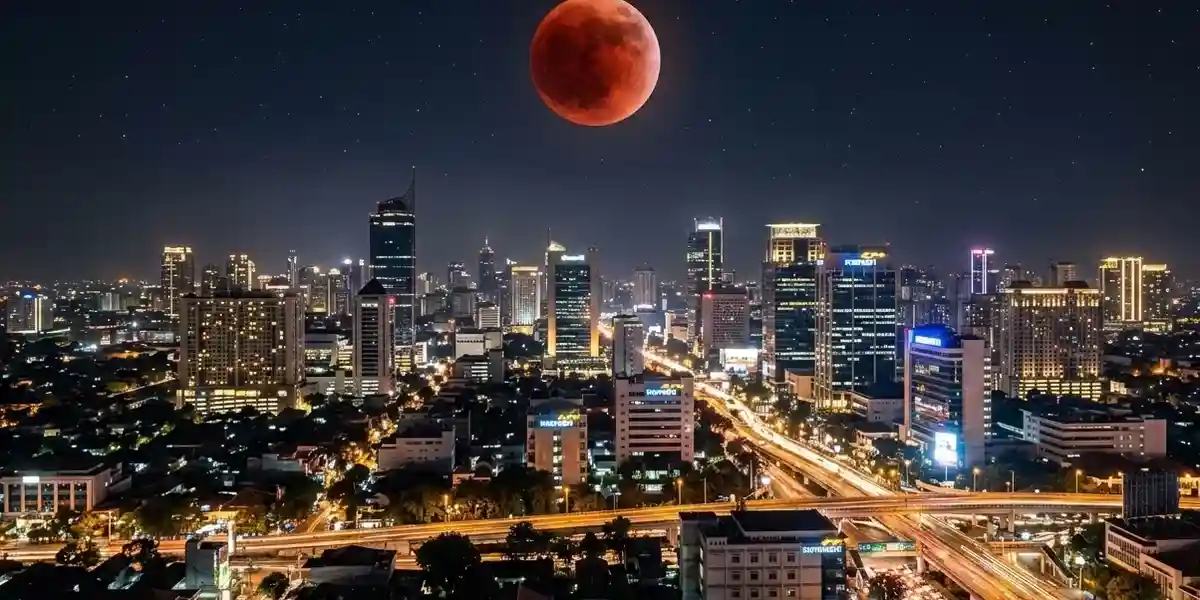 Gerhana Bulan Total Jakarta