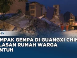 Gempa Guangxi China 5,2 Evakuasi Darurat setelah 3 Warga Hilang